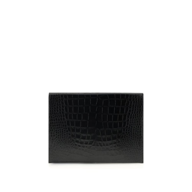 Tom Ford Crocodile print leather Pouch Tom Ford