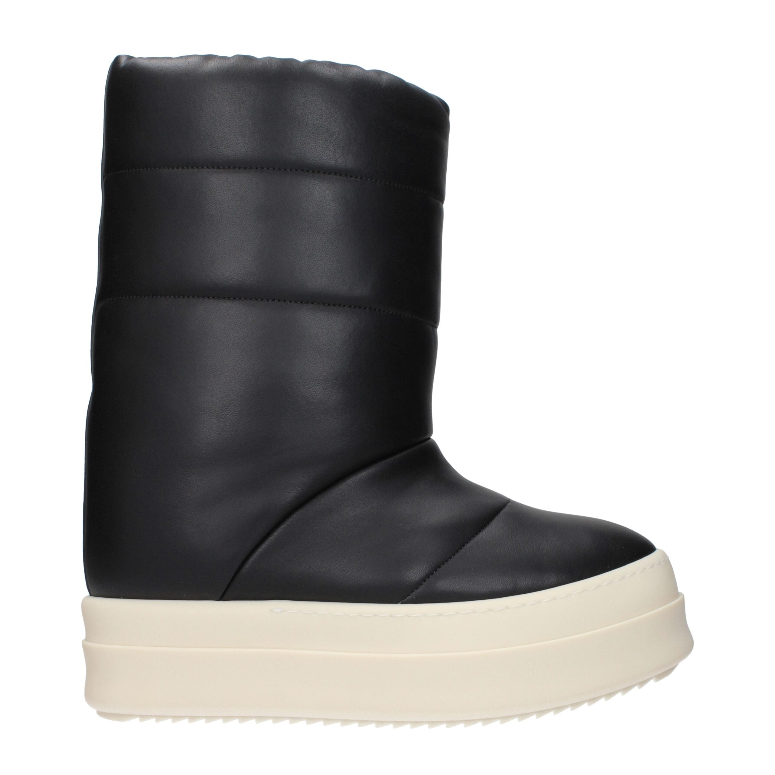 Rick Owens Black Leather Ankle Boots Rick Owens