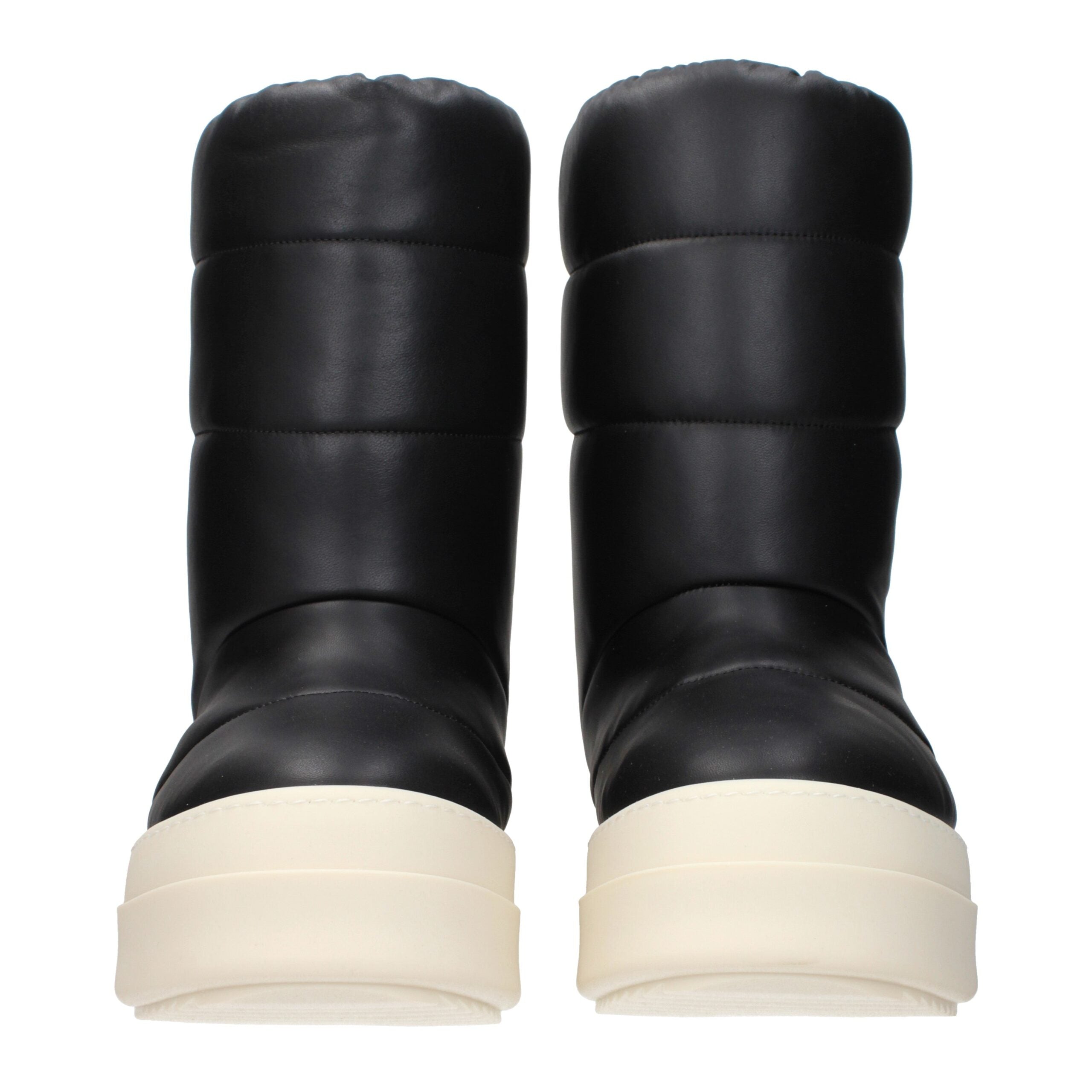 Rick Owens Black Leather Ankle Boots Rick Owens