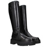 Celine Black Leather Ankle Boots Celine