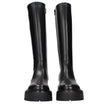 Celine Black Leather Ankle Boots Celine