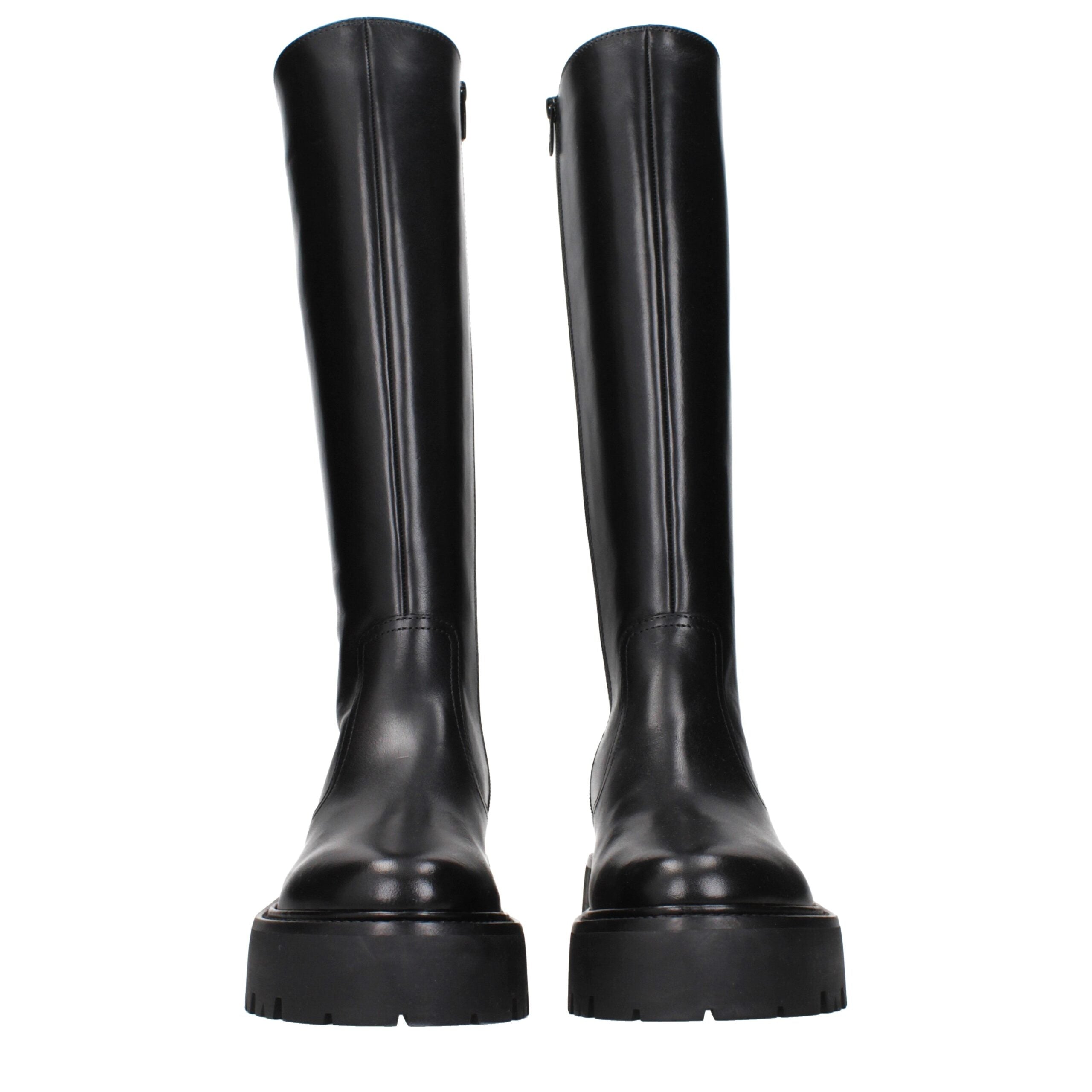 Celine Black Leather Ankle Boots Celine