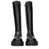 Celine Black Leather Ankle Boots Celine