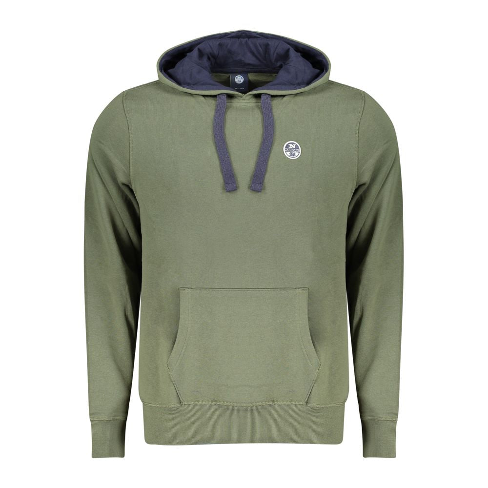 North Sails Green Cotton Sweatshirt North Sails