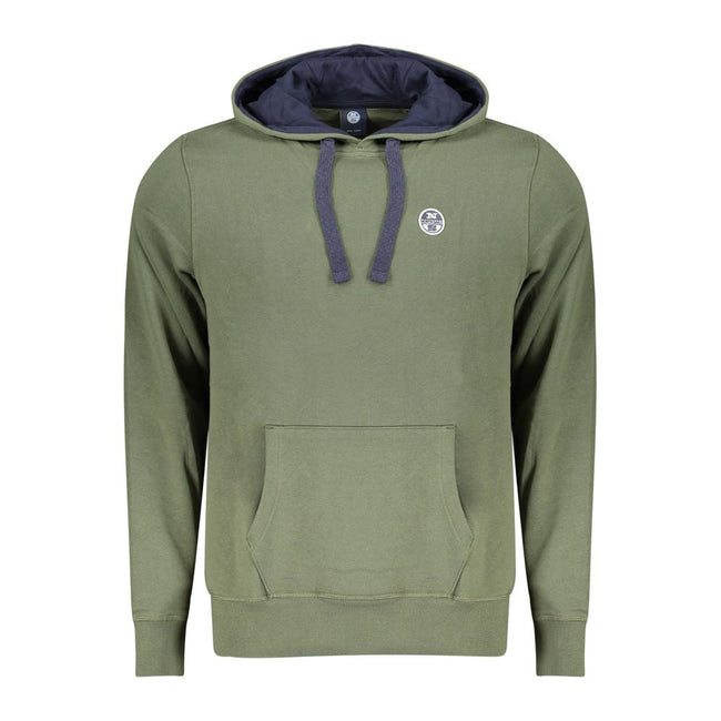 North Sails Green Cotton Sweatshirt North Sails