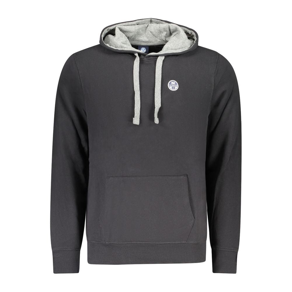 North Sails Black Cotton Sweatshirt North Sails
