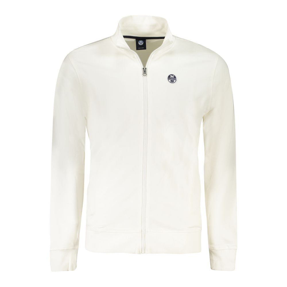 North Sails White Cotton Sweatshirt North Sails