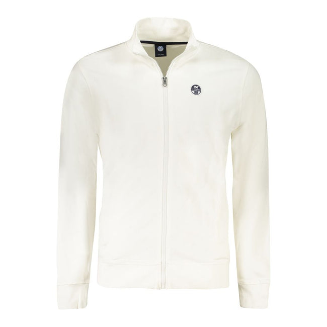 North Sails White Cotton Sweatshirt North Sails