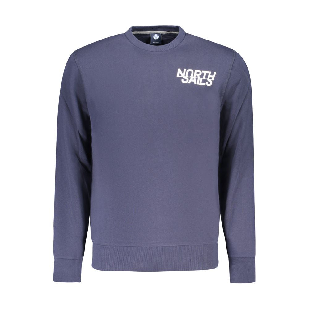 North Sails Blue Cotton Sweatshirt North Sails