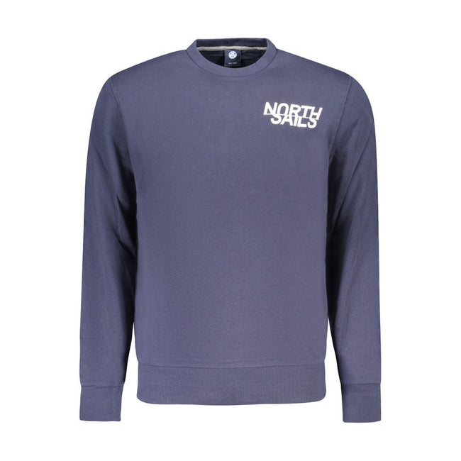 North Sails Blue Cotton Sweatshirt North Sails