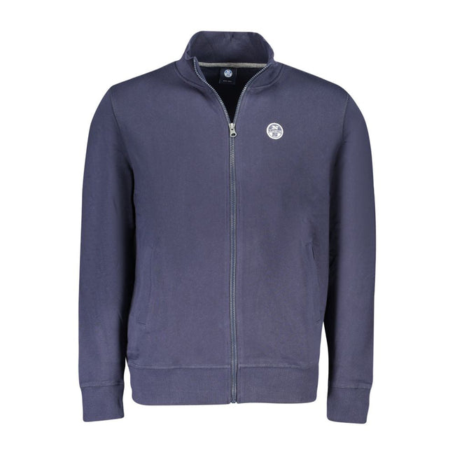 North Sails Blue Cotton Sweatshirt North Sails