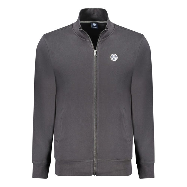 North Sails Black Cotton Sweatshirt North Sails