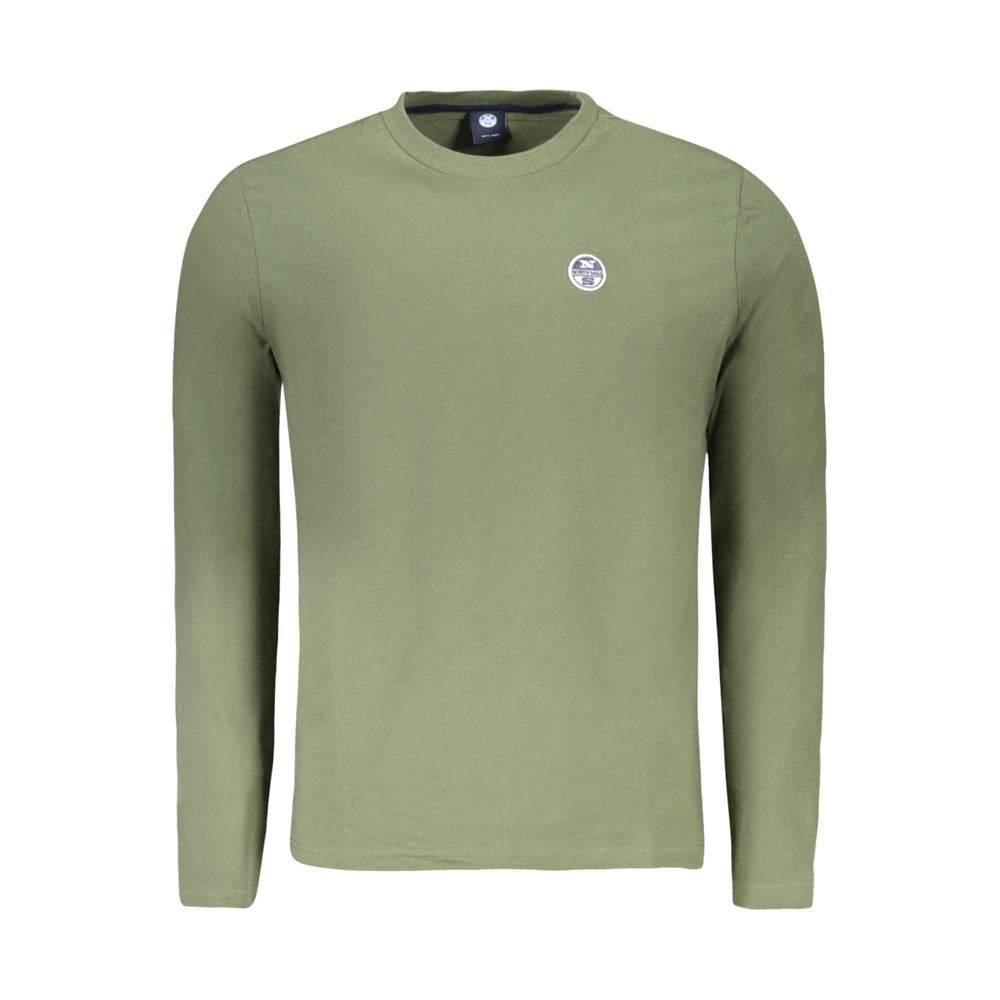 North Sails Green Cotton T-Shirt North Sails