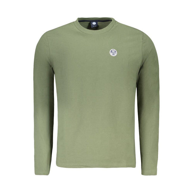 North Sails Green Cotton T-Shirt North Sails