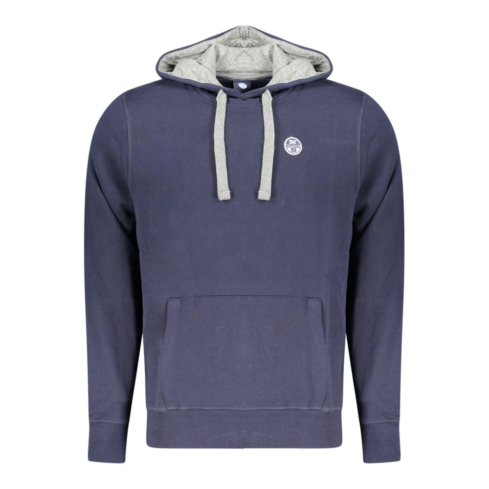North Sails Blue Cotton Sweatshirt North Sails