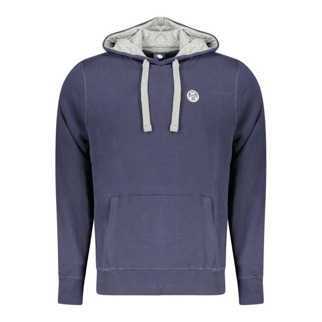 North Sails Blue Cotton Sweatshirt North Sails