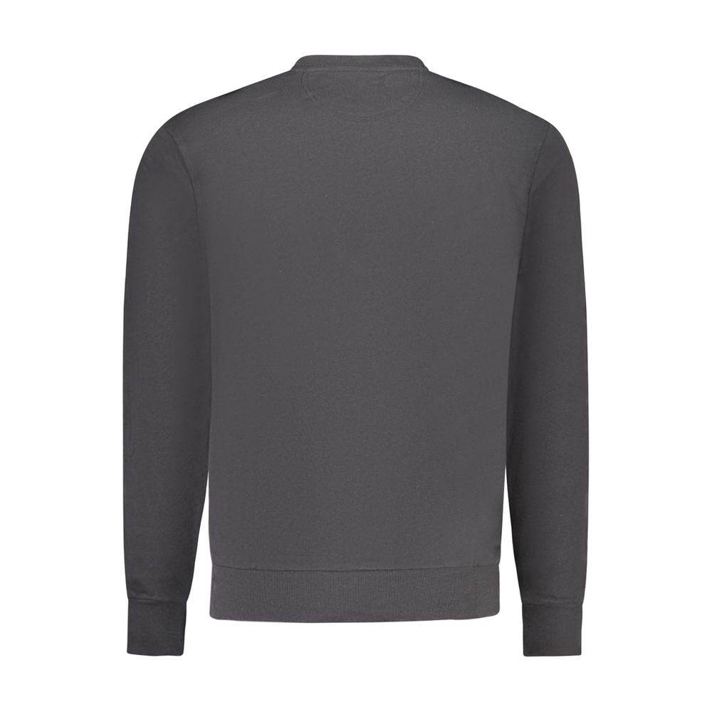 North Sails Black Cotton Sweatshirt North Sails