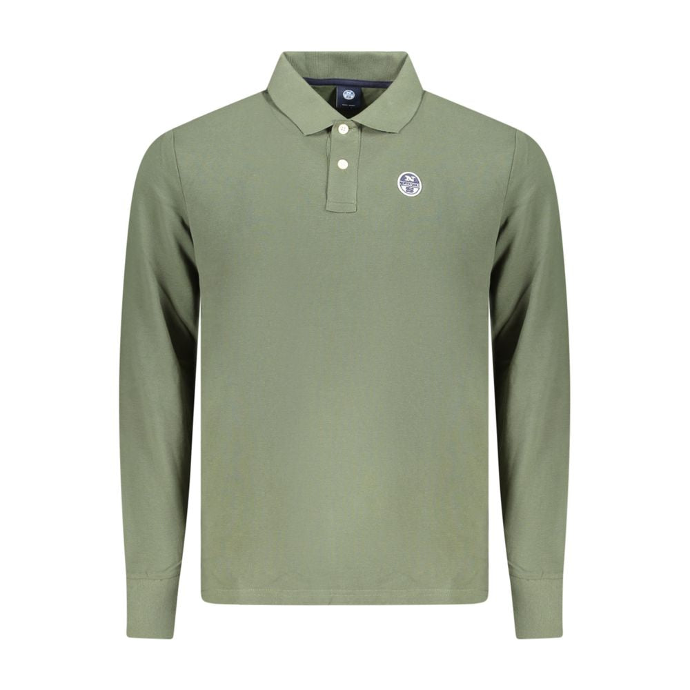 North Sails Green Cotton Polo Shirt North Sails