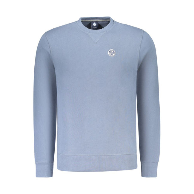 North Sails Blue Cotton Sweatshirt North Sails