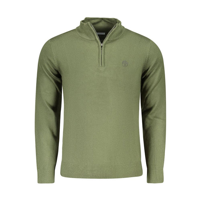 North Sails Green Nylon Sweater North Sails