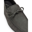 Tod's Gray Nubuc Leather Moccassin Tod's