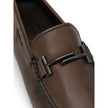 Tod's Brown Leather Moccassin Tod's