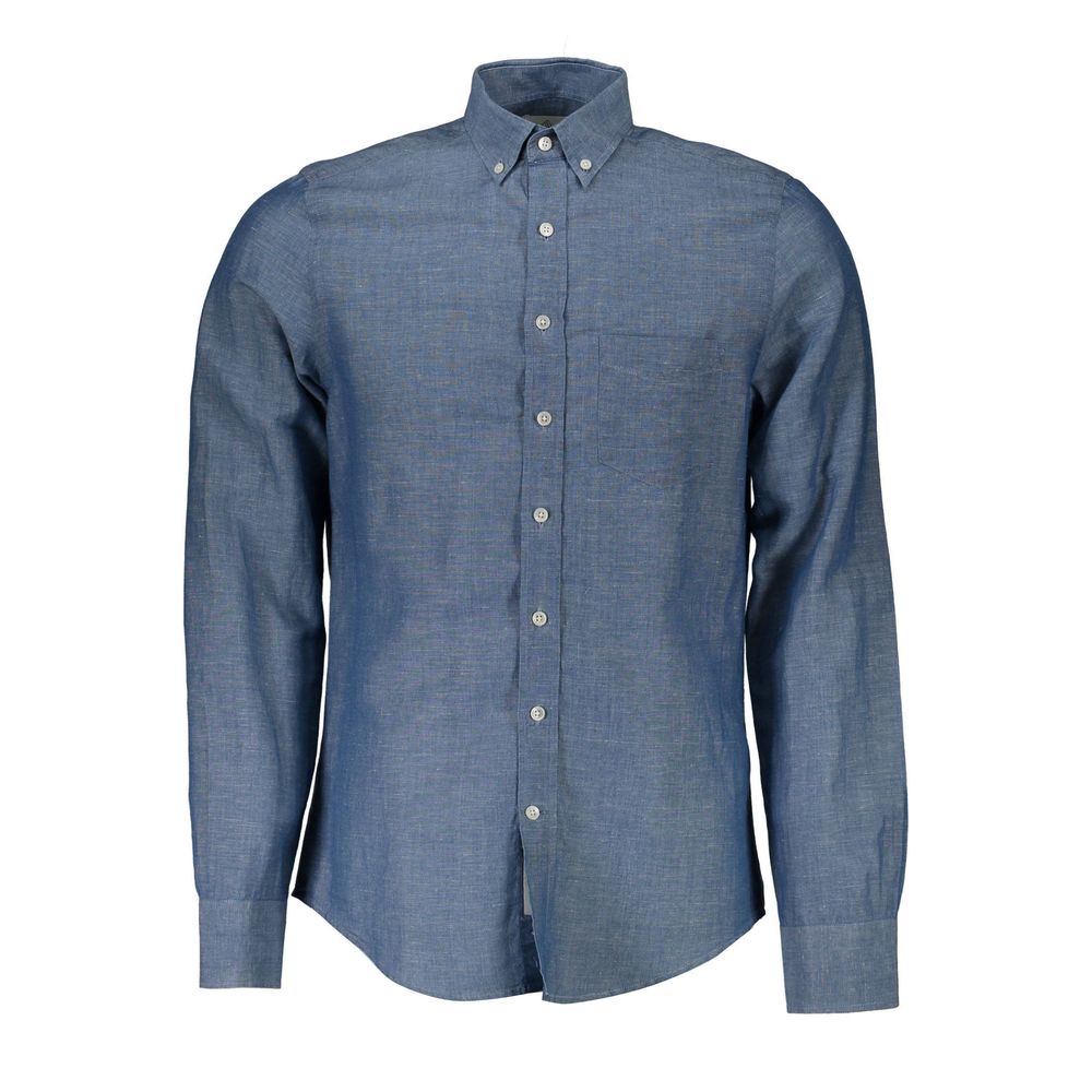 Gant Blue Cotton Shirt Gant