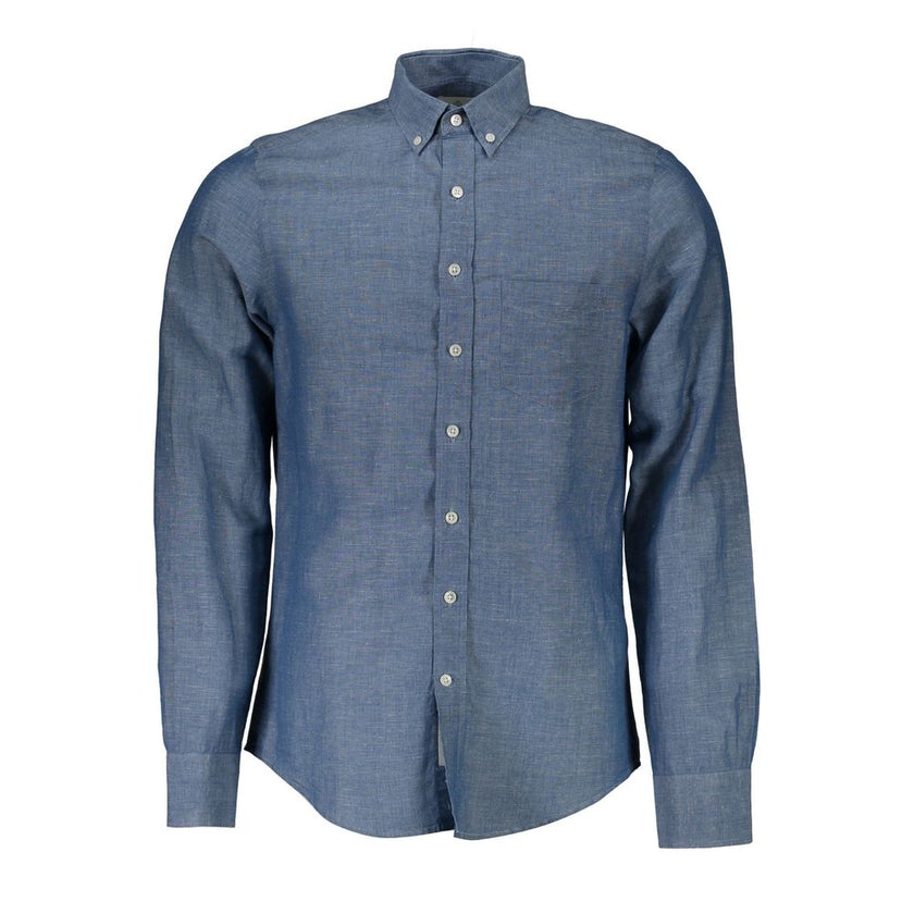 Gant Blue Cotton Shirt Gant
