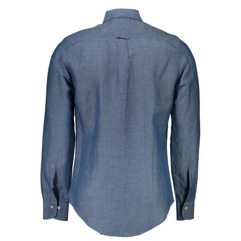 Gant Blue Cotton Shirt Gant