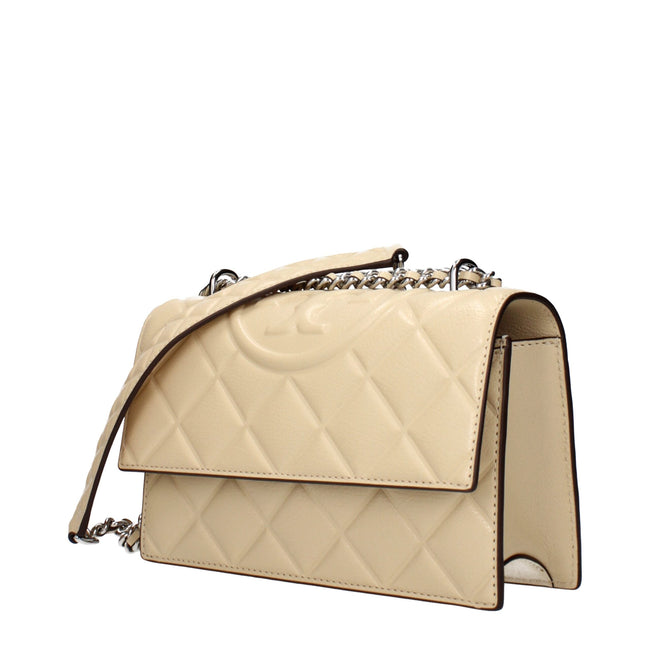 Tory Burch Beige Leather Crossbody Bags Tory Burch