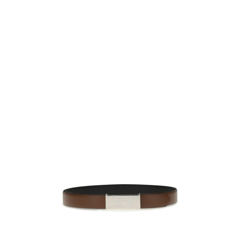 Margiela Brown Leather Regular Belt Margiela