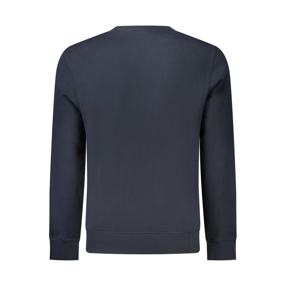 Hugo Boss Blue Cotton Sweatshirt Hugo Boss