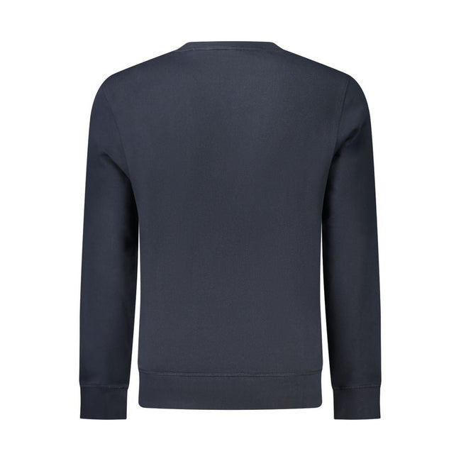 Hugo Boss Blue Cotton Sweatshirt Hugo Boss