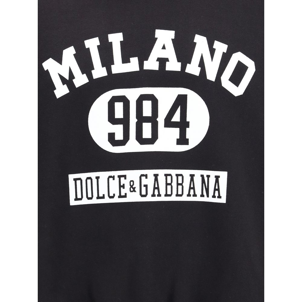 Dolce & Gabbana Cotton Hoodie with print Dolce & Gabbana