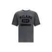Dolce & Gabbana Cotton T-Shirt with velvety logo Dolce & Gabbana