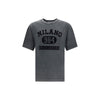 Dolce & Gabbana Cotton T-Shirt with velvety logo Dolce & Gabbana