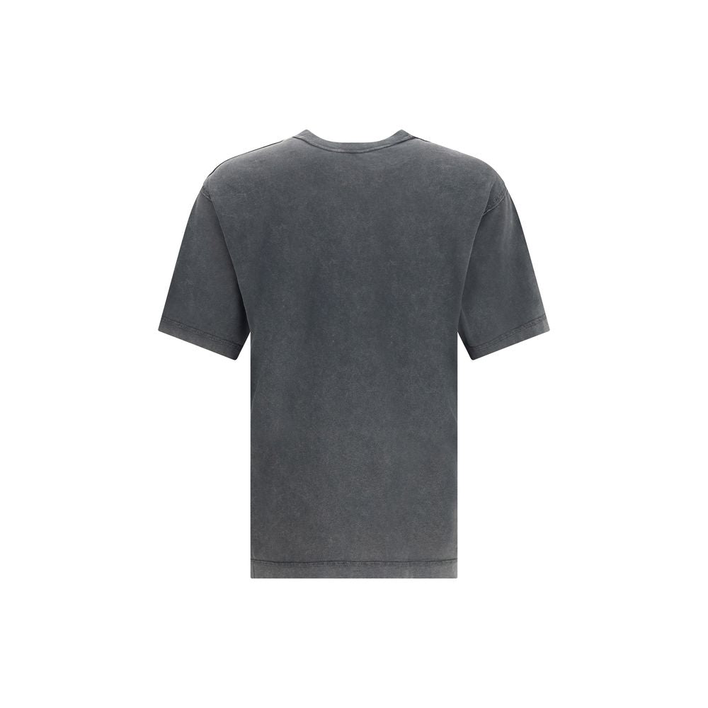 Dolce & Gabbana Cotton T-Shirt with velvety logo Dolce & Gabbana