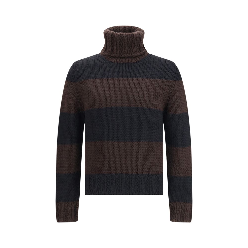 Dolce & Gabbana Striped Wool-Blend Turtleneck Dolce & Gabbana