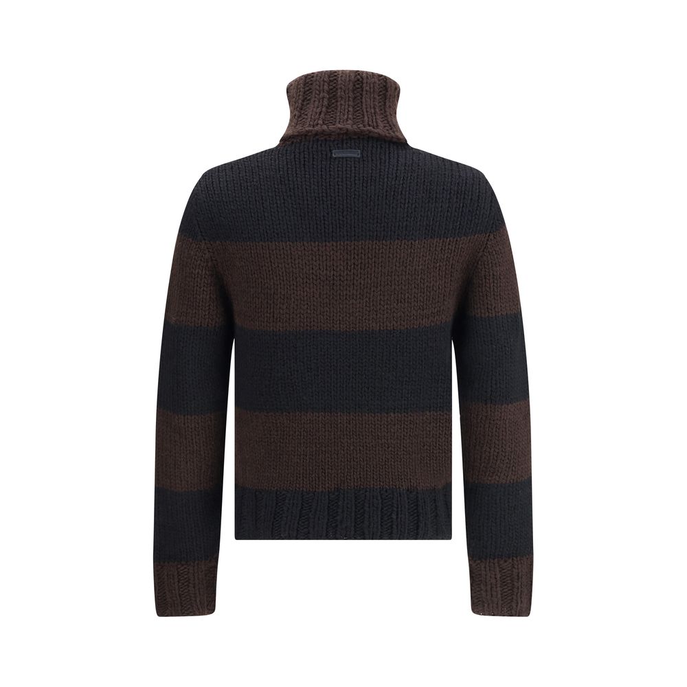 Dolce & Gabbana Striped Wool-Blend Turtleneck Dolce & Gabbana