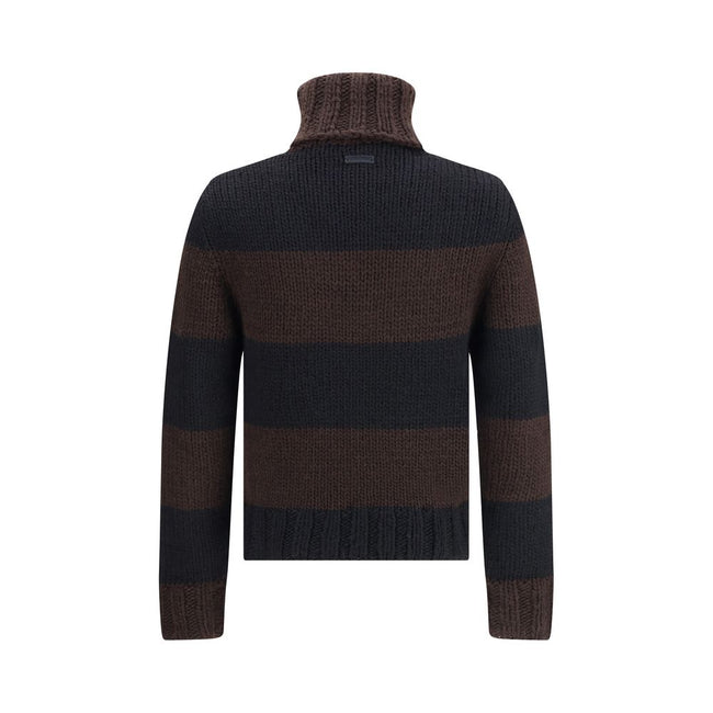 Dolce & Gabbana Striped Wool-Blend Turtleneck Dolce & Gabbana