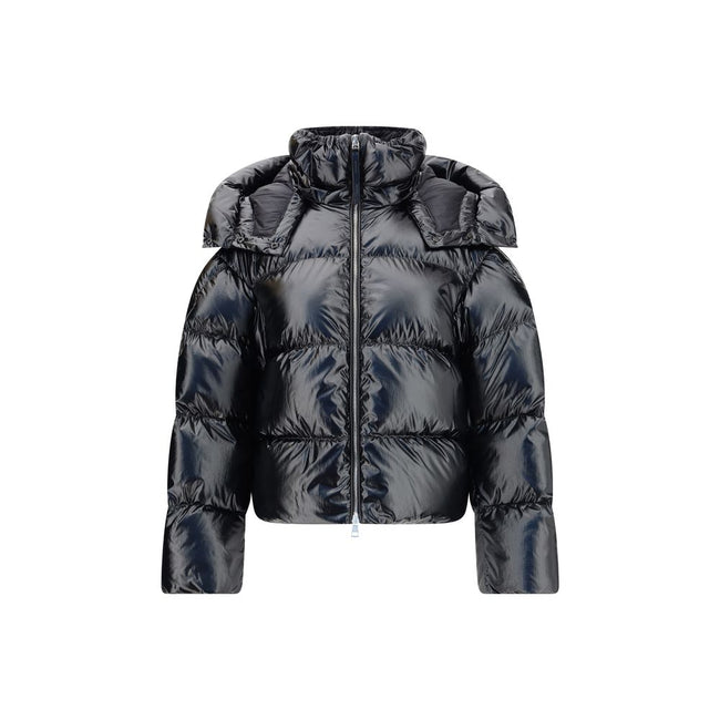 MONCLER x EDWARD ENNINFUL The Lothar Short Down Jacket with hood from Moncler x EE72 by Edward Enninful MONCLER x EDWARD ENNINFUL