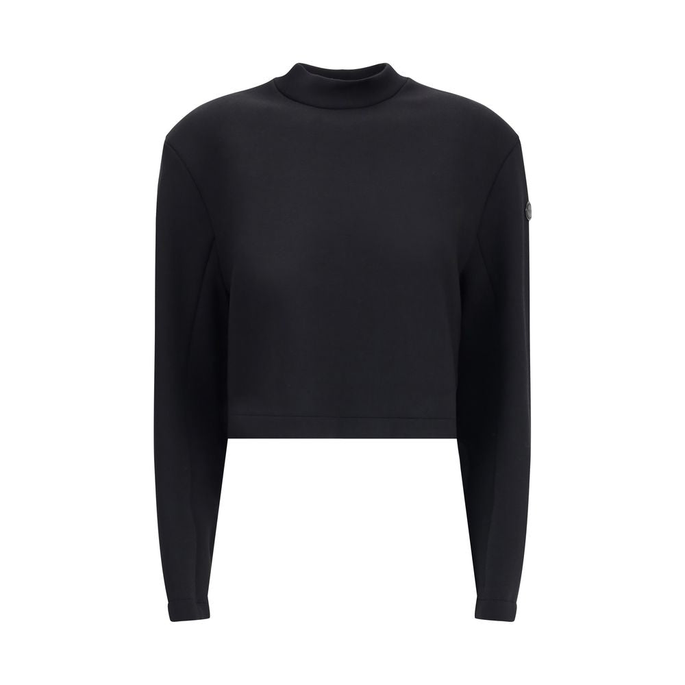 MONCLER x EDWARD ENNINFUL Sweatshirt by Moncler x EE72 by Edward Enninful in Viscose and Neoprene MONCLER x EDWARD ENNINFUL