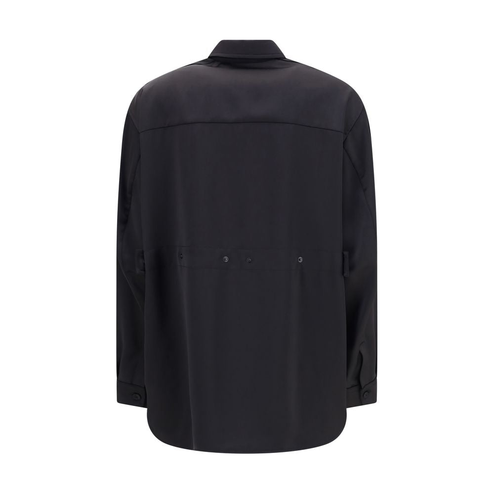 MONCLER x EDWARD ENNINFUL Shirt in Technical Polyester Satin Moncler x EE72 collection by Edward Enninful MONCLER x EDWARD ENNINFUL