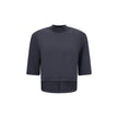 MONCLER x EDWARD ENNINFUL T-shirt by Moncler x EE72 by Edward Enninful in Neoprene MONCLER x EDWARD ENNINFUL
