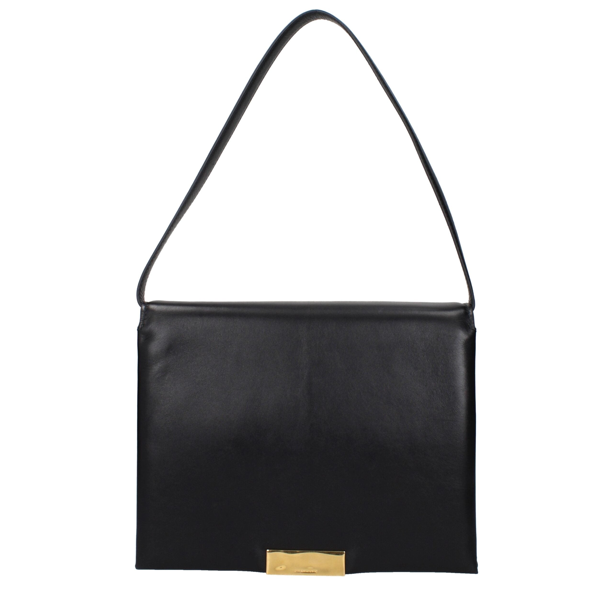 Jil Sander Black Leather Shoulder Bags Jil Sander