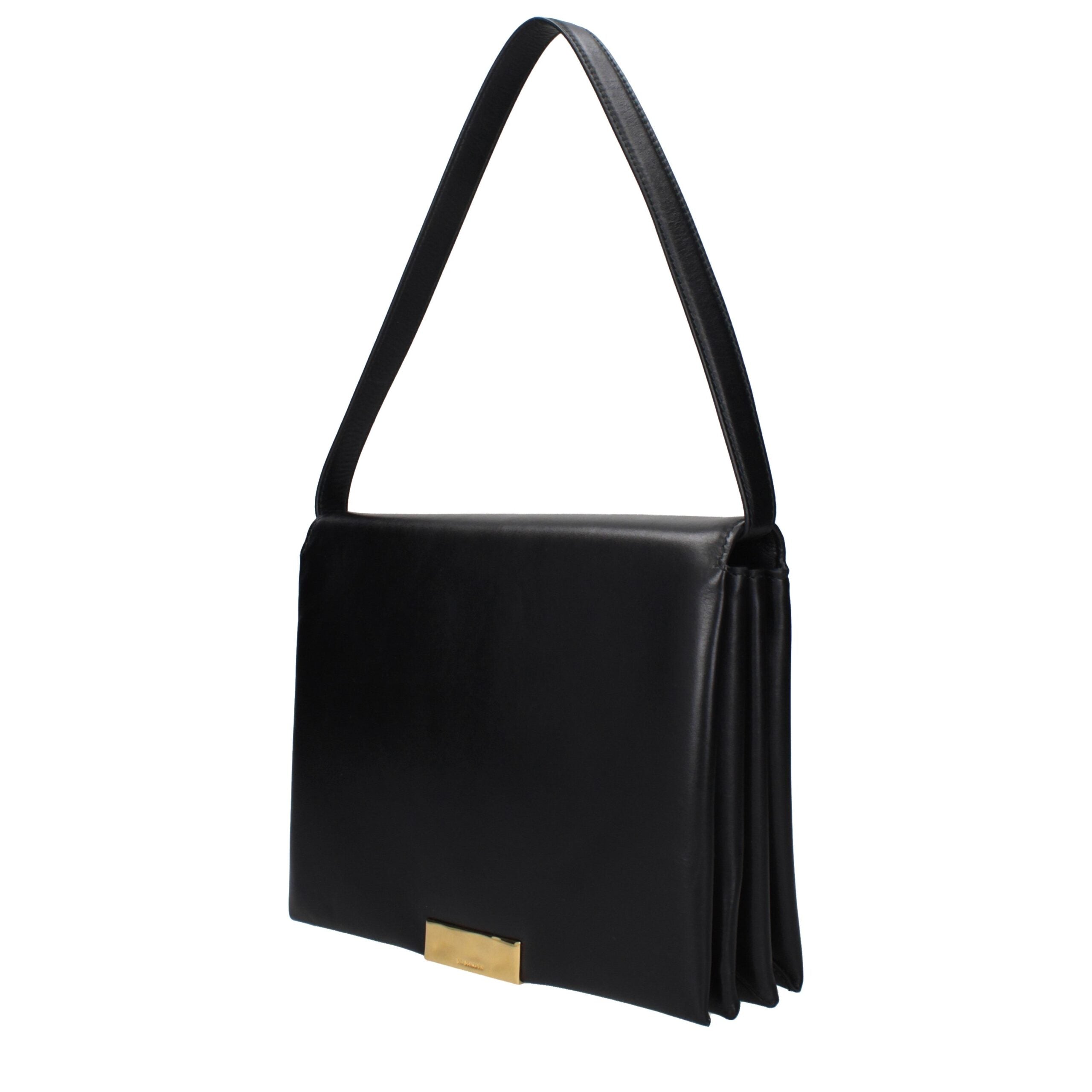 Jil Sander Black Leather Shoulder Bags Jil Sander