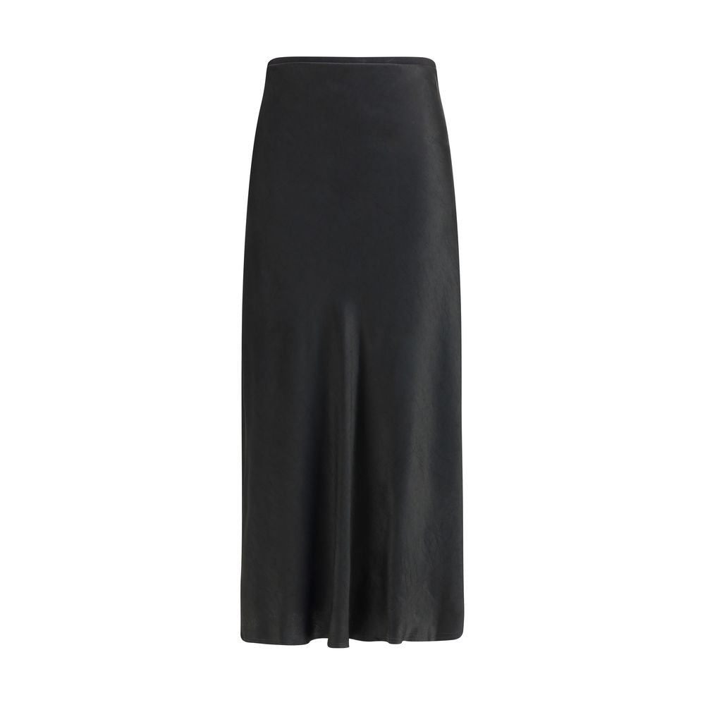 Margiela Satin Midi Skirt Margiela