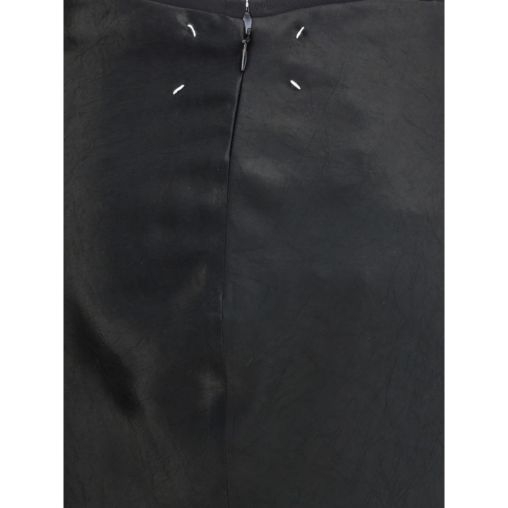 Margiela Satin Midi Skirt Margiela