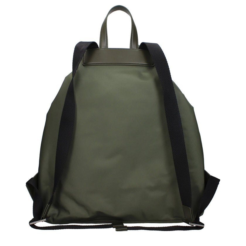Dolce & Gabbana Green Nylon Backpack Dolce & Gabbana