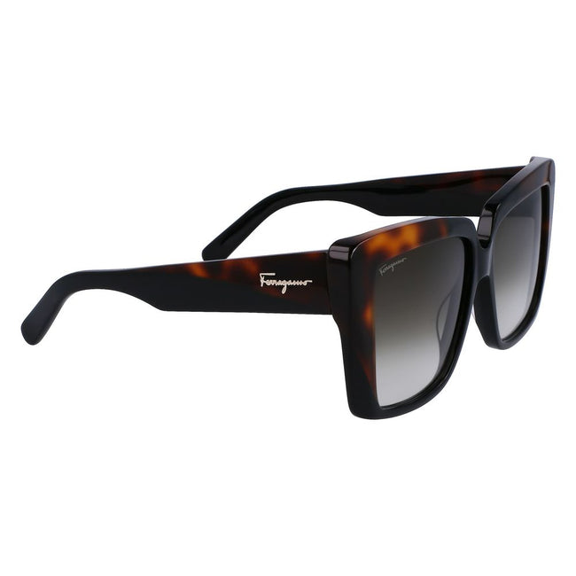 Ferragamo Black Acetate Sunglasses Ferragamo